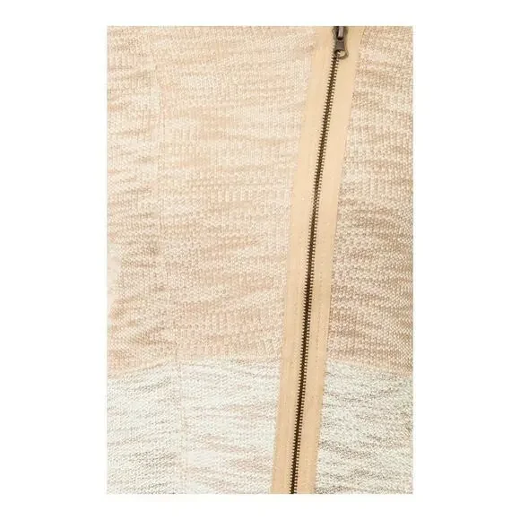 Jack BB Dakota medium Hachi French Terry asymmetrical zip up beige hoodie​​​​​ - Picture 3 of 7